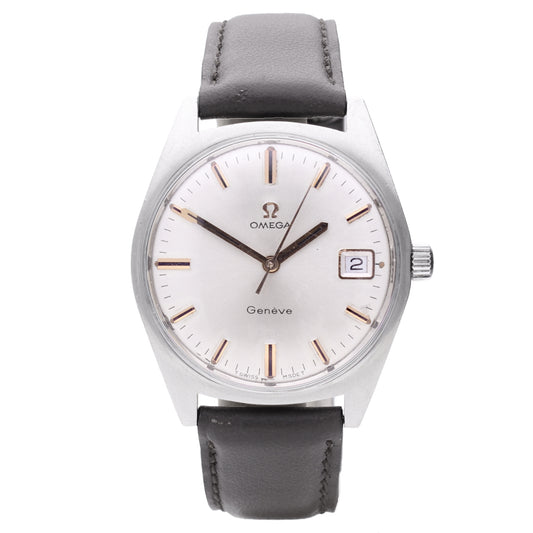 Stainless steel OMEGA Genève automatic wristwatch. Made 1968
