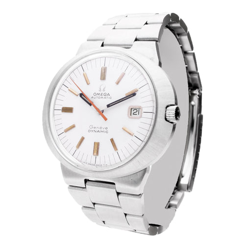 Stainless steel OMEGA Dynamic Genève automatic wristwatch. Made 1969