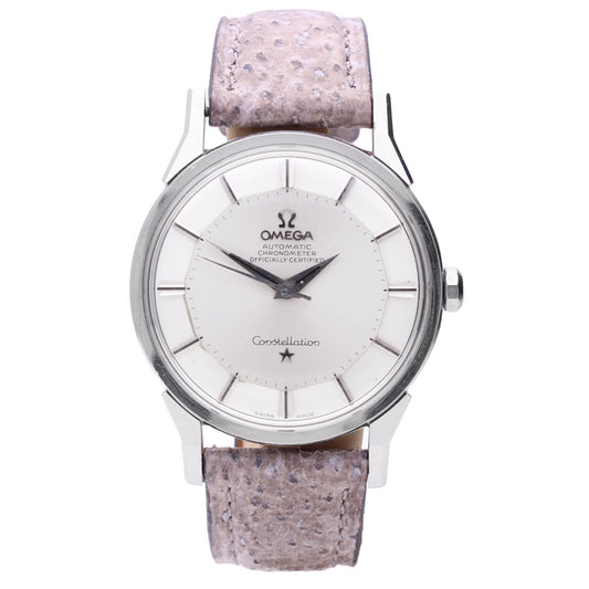 Stainless steel OMEGA Constellation automatic chronometer wristwatch. Made 1954