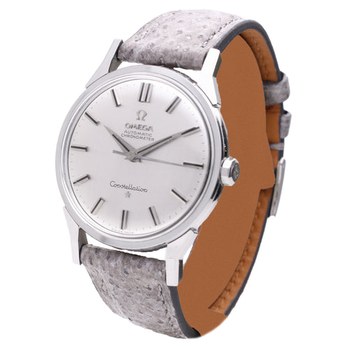 Stainless steel OMEGA Constellation automatic chronometer wristwatch. Made 1954