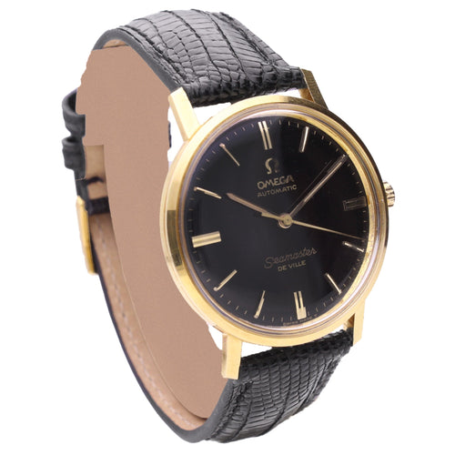 18ct yellow gold OMEGA Seamaster/De Ville automatic wristwatch. Made 1962