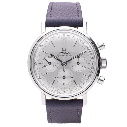 Stainless steel OMEGA Seamaster chronograph wristwatch. Made 1965