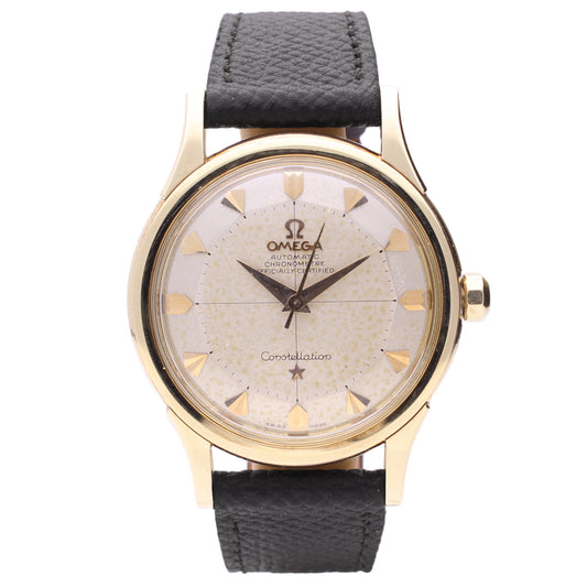 18ct yellow gold OMEGA Constellation automatic chronometer wristwatch. Made 1958