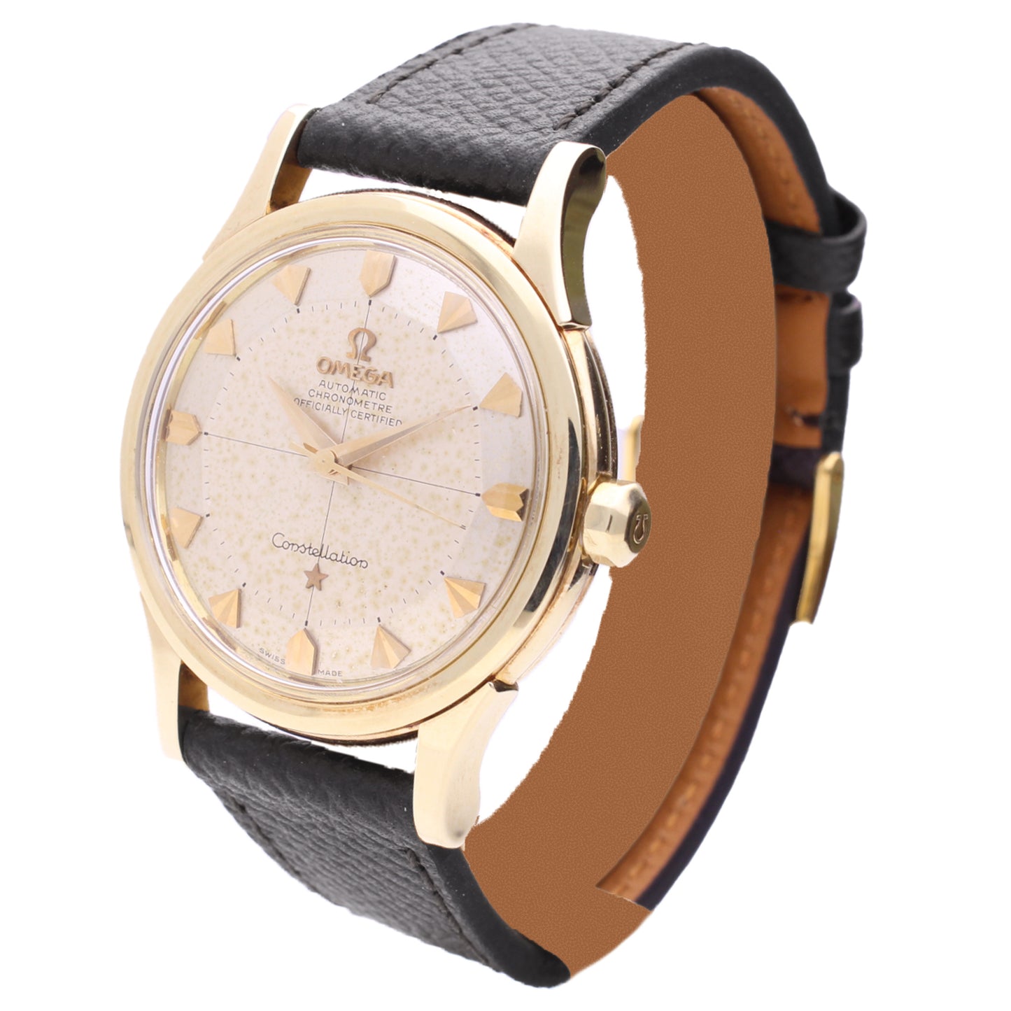 18ct yellow gold OMEGA Constellation automatic chronometer wristwatch. Made 1958