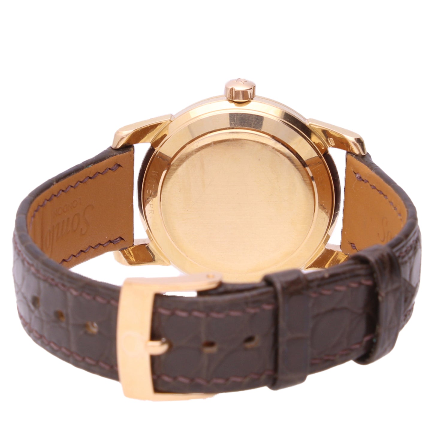 18ct rose gold OMEGA Seamaster automatic wristwatch. Made 1956