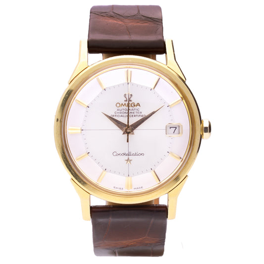 18ct yellow gold OMEGA Constellation automatic chronometer wristwatch. Made 1953