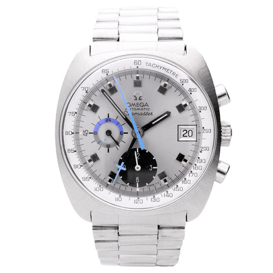 Stainless steel OMEGA Seamaster chronograph wristwatch. Made 1975