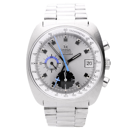 Stainless steel OMEGA Seamaster chronograph wristwatch. Made 1975