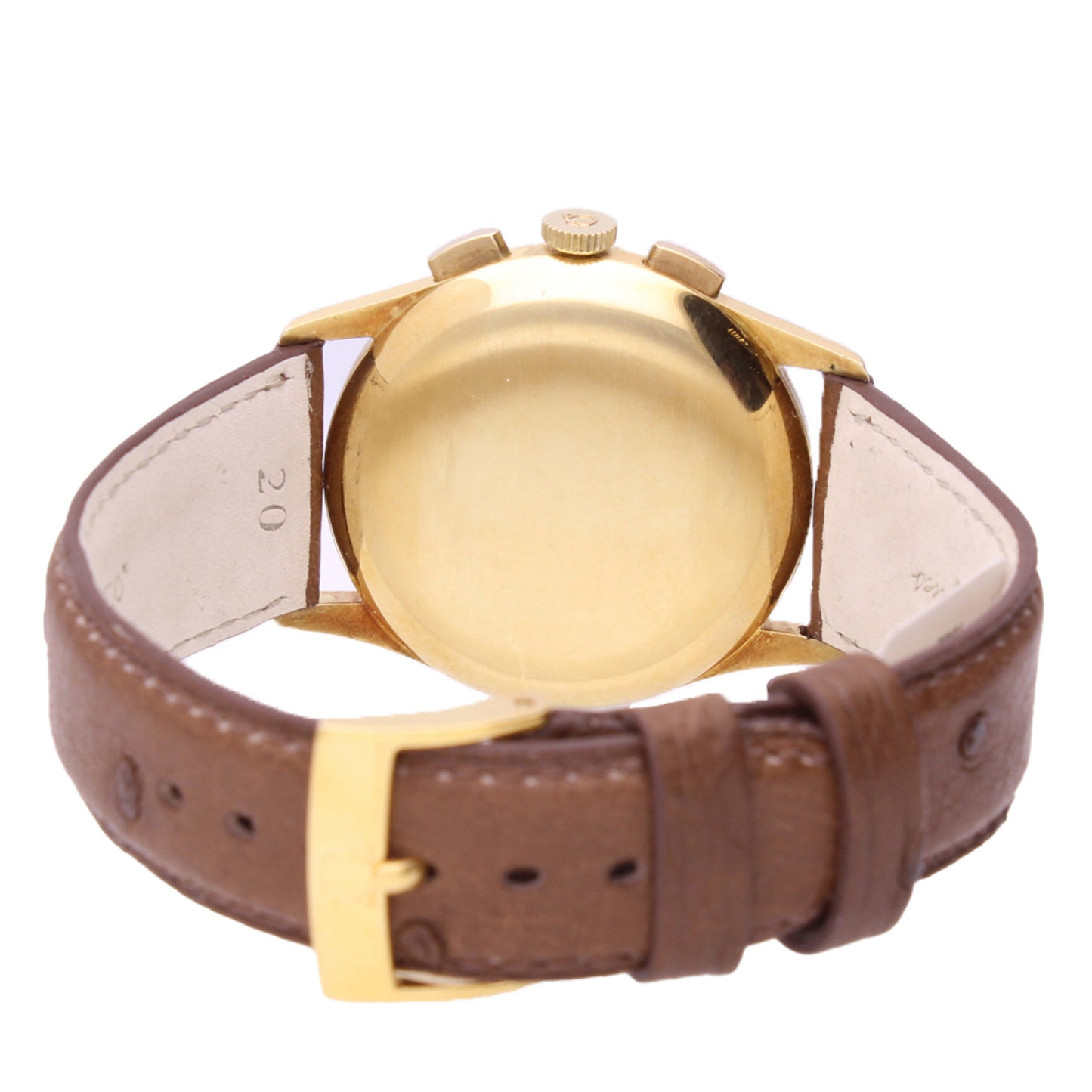 18ct yellow gold OMEGA chronograph wristwatch. Made 1962