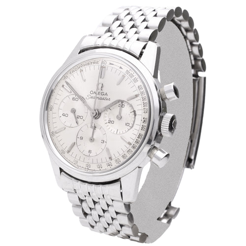 Stainless steel OMEGA Seamaster chronograph wristwatch. Made 1965