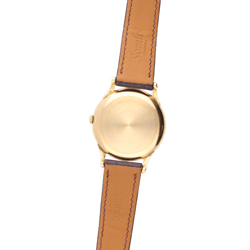 18ct yellow gold OMEGA Chronometre wristwatch. Made 1947