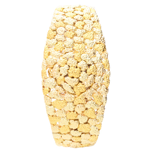 18ct yellow gold Gilbert Albert Rocaille d'Or bracelet watch. Made 1968