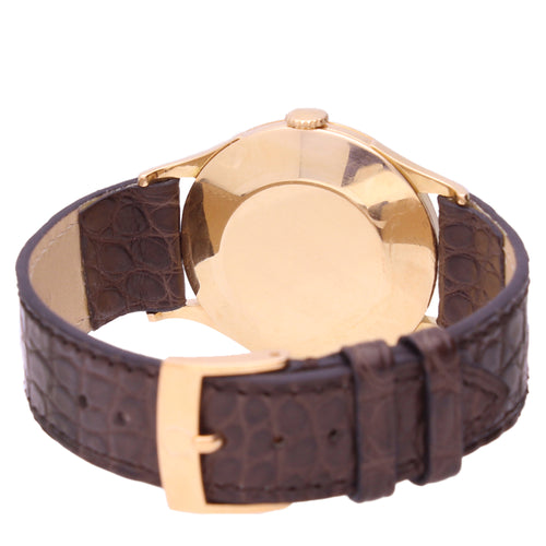 18ct yellow gold OMEGA Chronomètre wristwatch. Made 1946