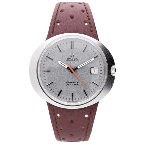 Stainless steel OMEGA Dynamic Genève automatic wristwatch. Made 1969