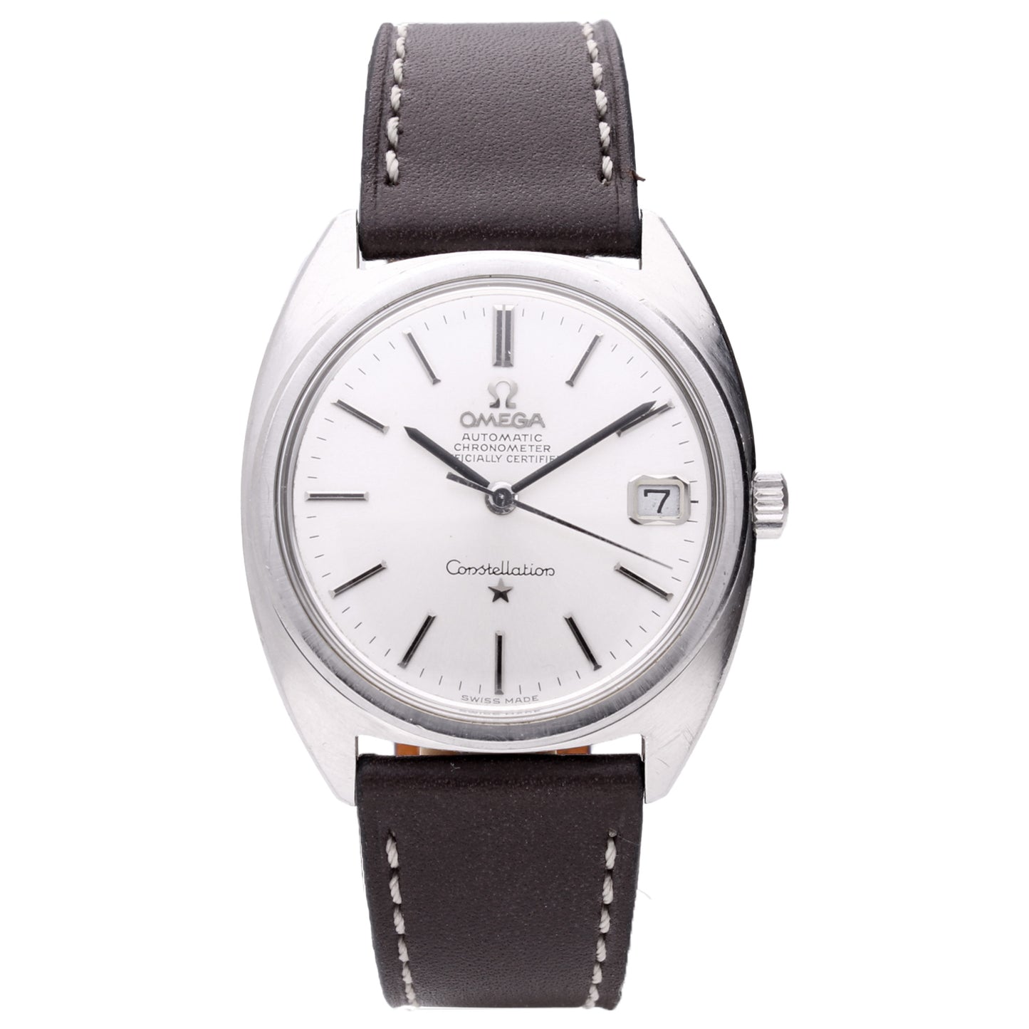 `Stainless steel OMEGA Constellation automatic chronometer wristwatch. Made 1969