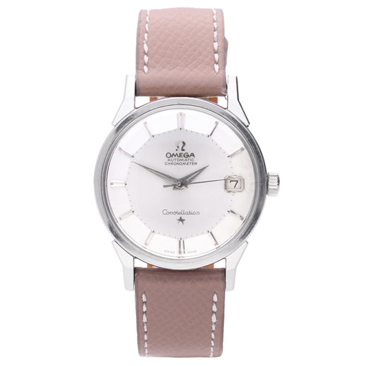 Stainless steel OMEGA Constellation automatic chronometre wristwatch. Made 1963