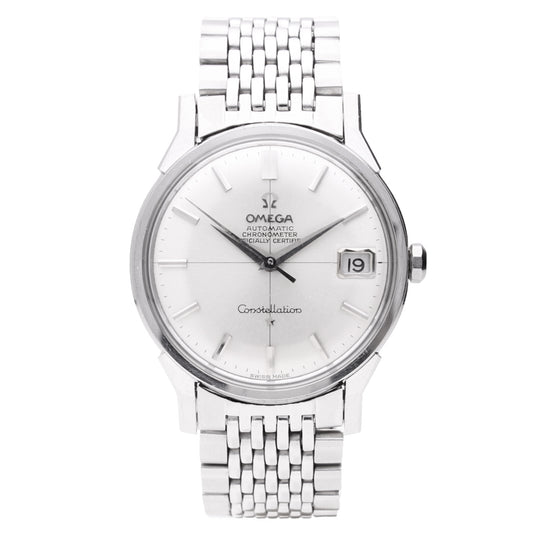 Stainless steel OMEGA Constellation automatic chronometer wristwatch. Made 1965
