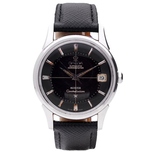 Stainless steel OMEGA Constellation automatic chronometer wristwatch. Made 1961