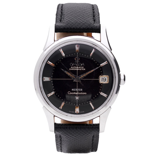 Stainless steel OMEGA Constellation automatic chronometer wristwatch. Made 1961