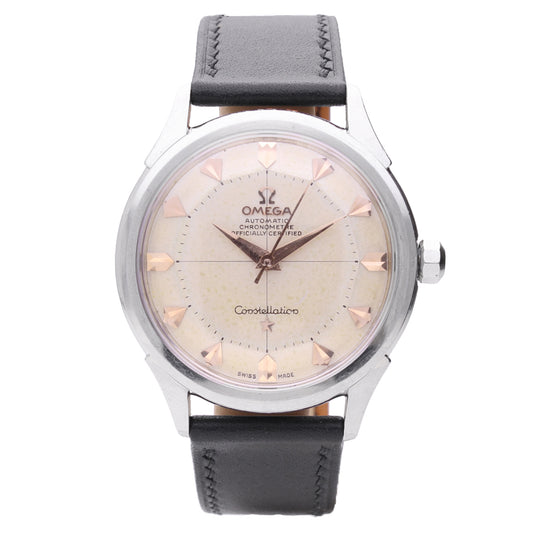 Stainless steel OMEGA Constellation automatic chronometer wristwatch. Made 1960