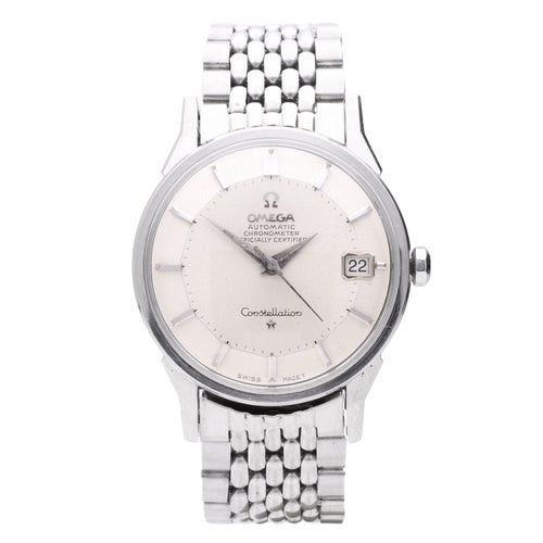 Stainless steel OMEGA Constellation automatic chronometre wristwatch. Made 1965