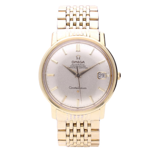 Steel & 14ct gold capped OMEGA Constellation