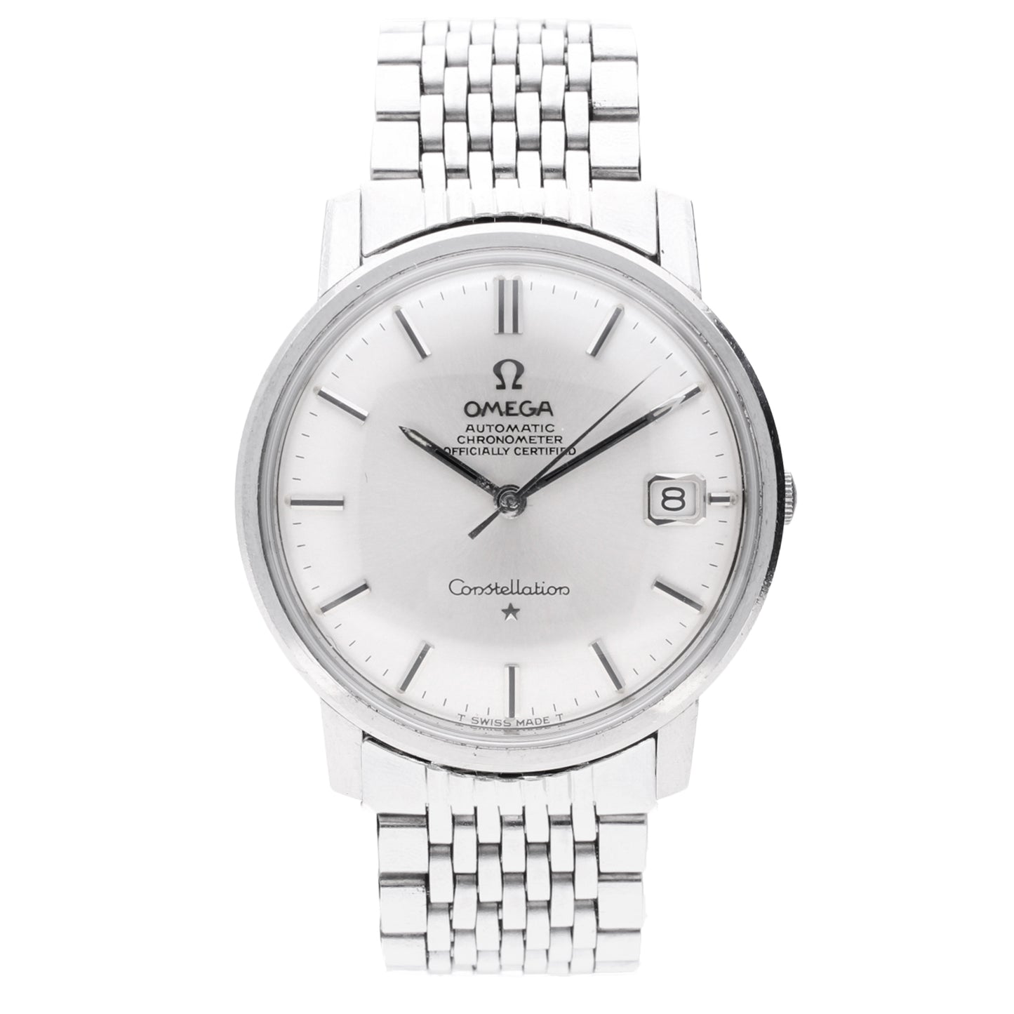 Stainless steel OMEGA Constellation automatic chronometer wristwatch. Made 1967