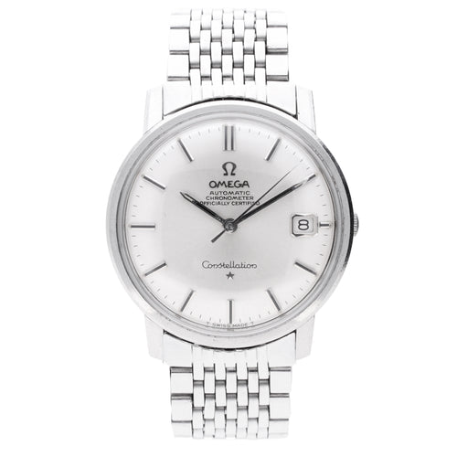 Stainless steel OMEGA Constellation automatic chronometer wristwatch. Made 1967