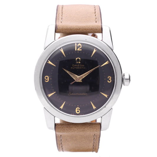 Stainless steel OMEGA Seamaster automatic wristwatch. Made 1953