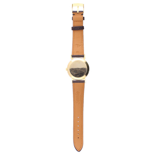 18ct yellow gold OMEGA automatic 'bumper' wristwatch. Made 1952