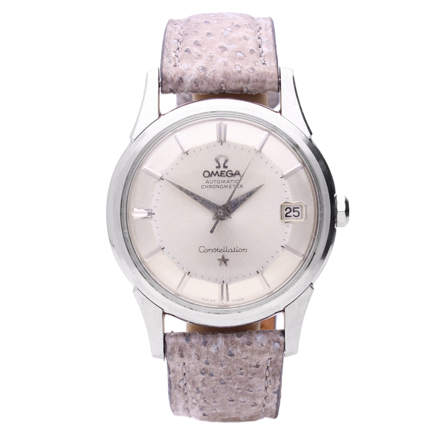 Stainless steel OMEGA Constellation automatic chronometer wristwatch. Made 1962