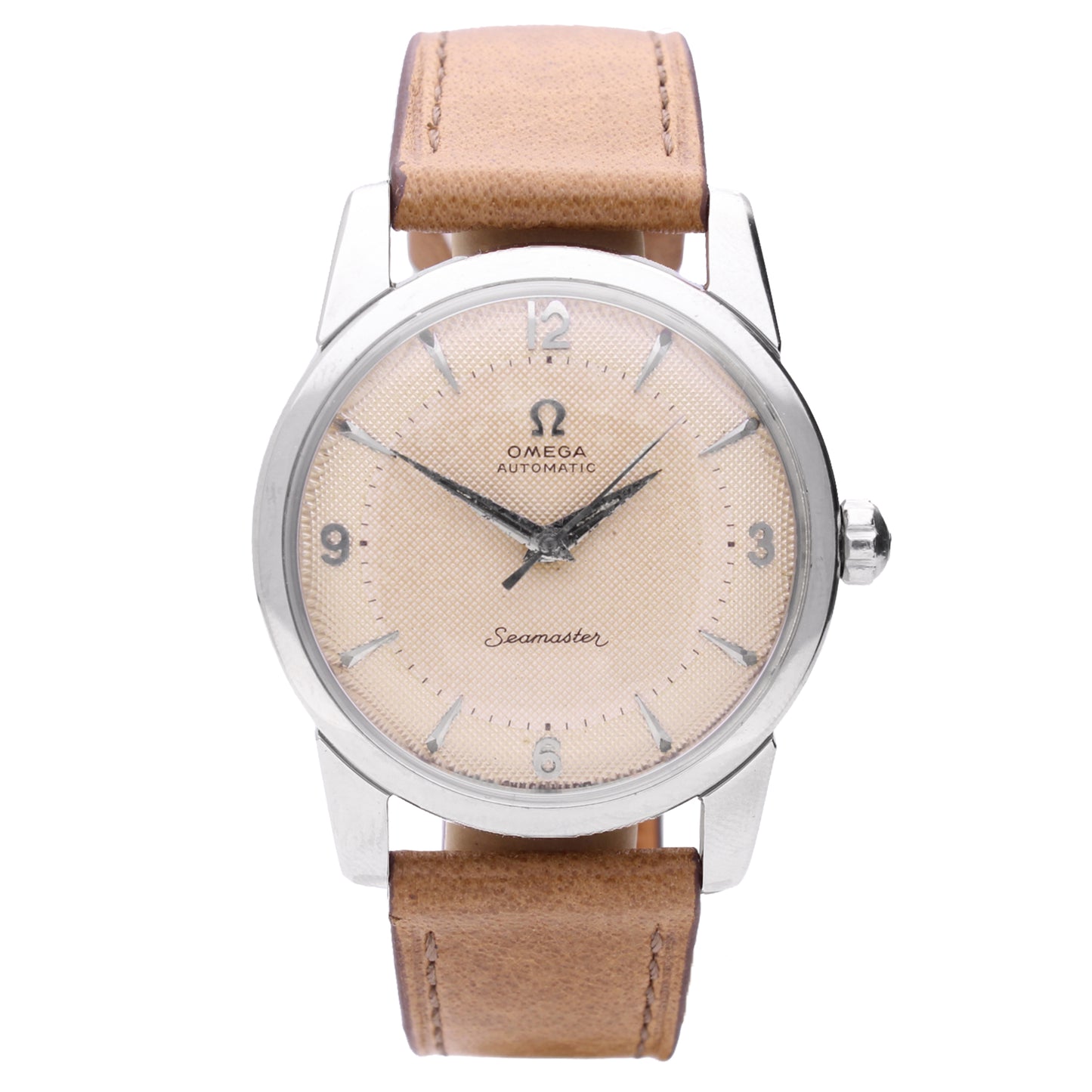 Stainless steel OMEGA Seamaster automatic wristwatch. Made 1958