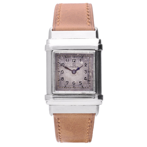 Stainless steel OMEGA Marine wristwatch. Made 1940