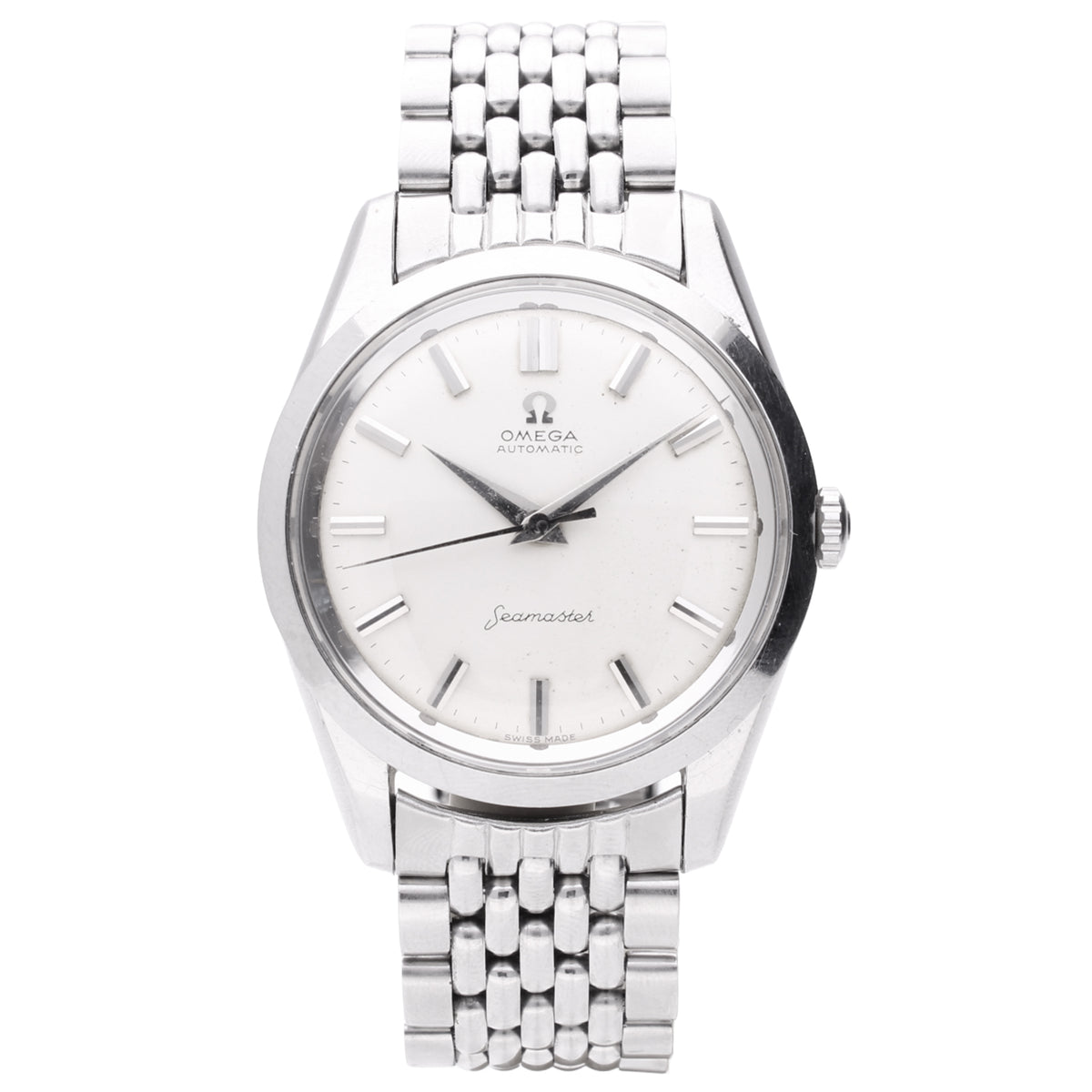 Stainless steel OMEGA Seamaster automatic wristwatch. Made 1960