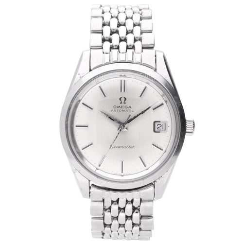 Stainless steel OMEGA Seamaster automatic wristwatch with date. Made 1970