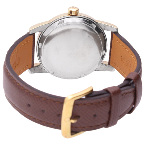 Steel & Gold capped OMEGA Seamater automatic wristwatch. Made 1953