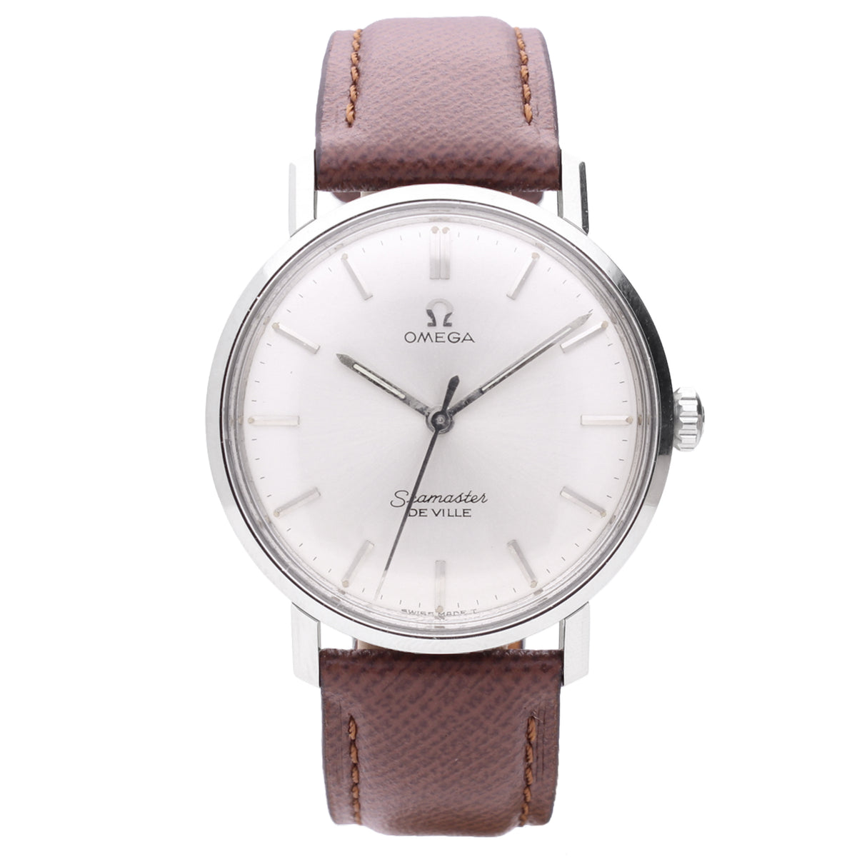 Stainless steel OMEGA Seamaster/De Ville wristwatch. Made 1965