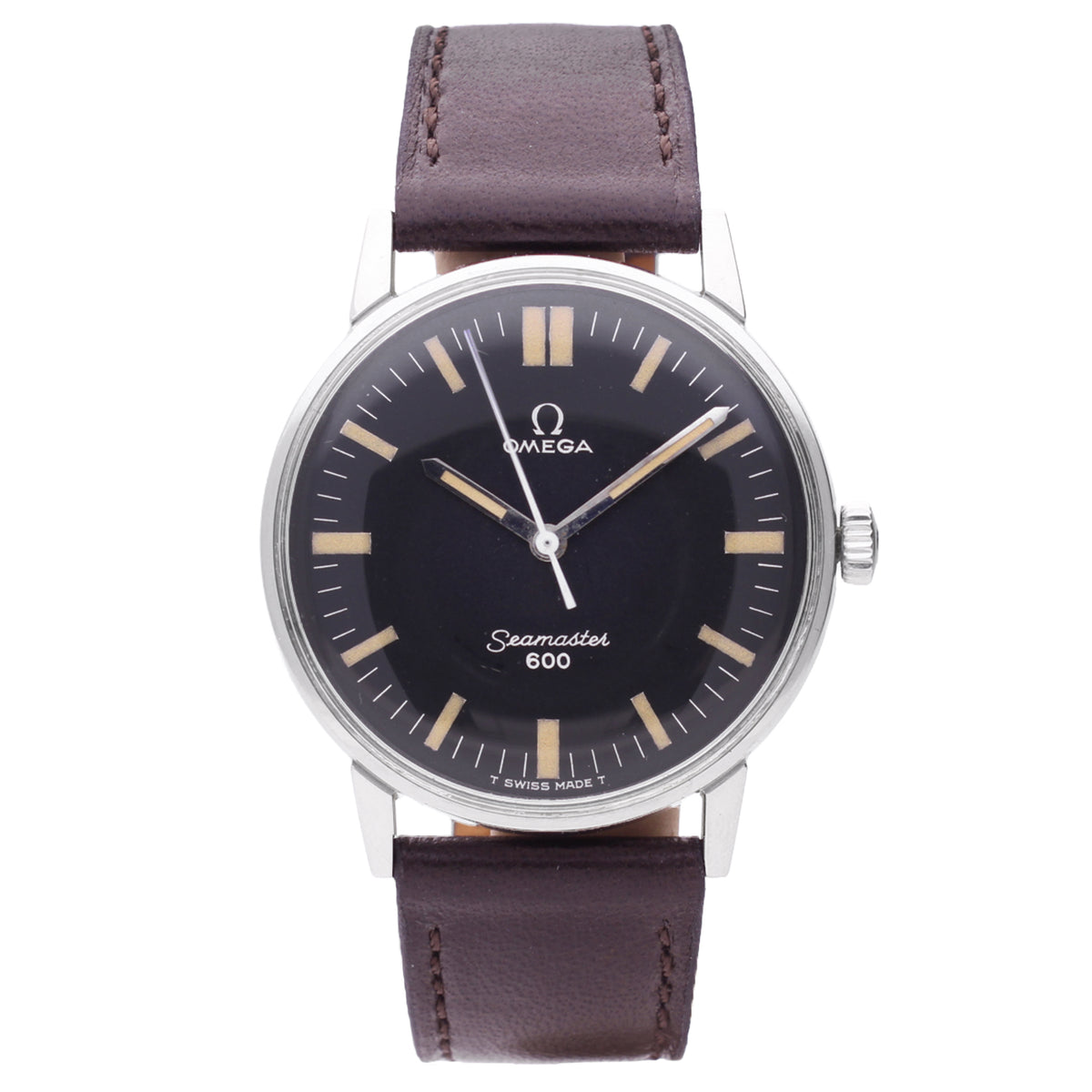 Stainless steel OMEGA Seamaster 600 wristwatch. Made 1967