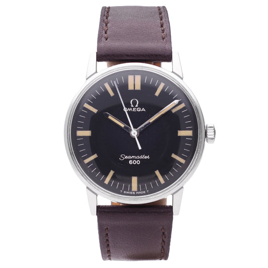 Stainless steel OMEGA Seamaster 600 wristwatch. Made 1967