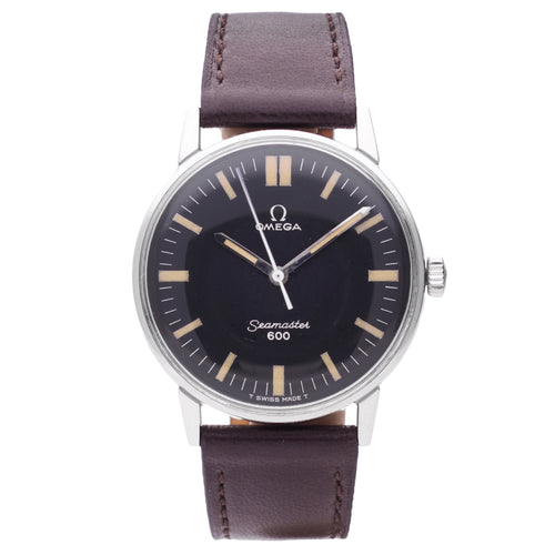 Stainless steel OMEGA Seamaster 600 wristwatch. Made 1967