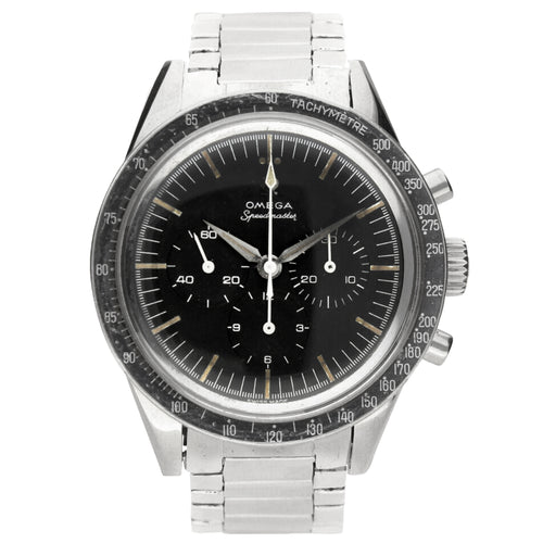 Stainless steel OMEGA ref. 105.002-62 Speedmaster wristwatch. Made 1963