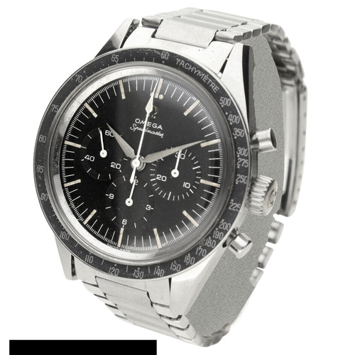 Stainless steel OMEGA ref. 105.002-62 Speedmaster wristwatch. Made 1963