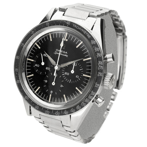 Stainless steel OMEGA ref. 105.002-62 Speedmaster wristwatch. Made 1963
