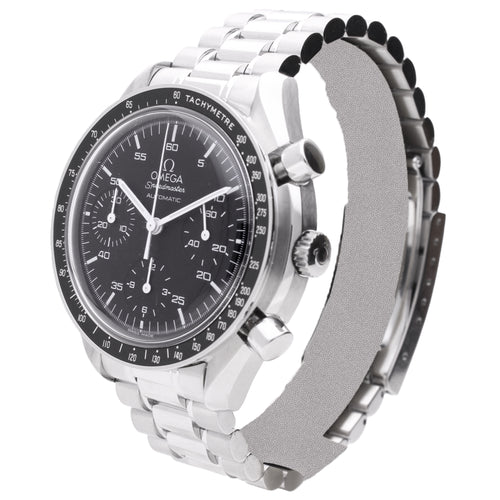 Stainless steel OMEGA ref. ST 375.0032 Speedmaster 'Reduced' automatic wristwatch. Made 2001