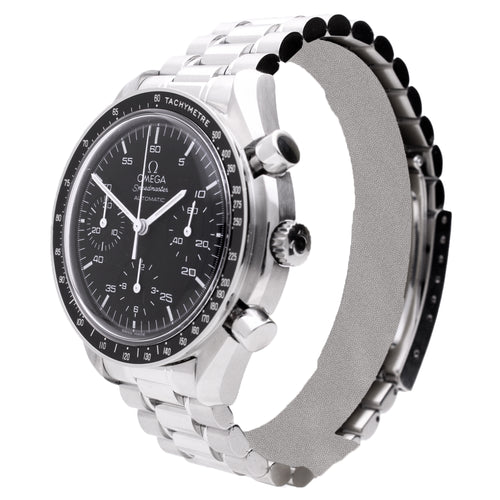 Stainless steel OMEGA ref. ST 375.0032 Speedmaster 'Reduced' automatic wristwatch. Made 2006